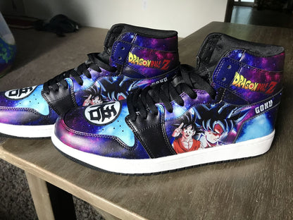 Goku Sneakers Galaxy Custom Dragon Ball Anime Shoes - 4 - GearAnime