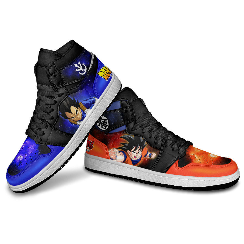 Vegeta and Goku Sneakers Custom Dragon Ball Anime Shoes Mix GalaxyGear Anime