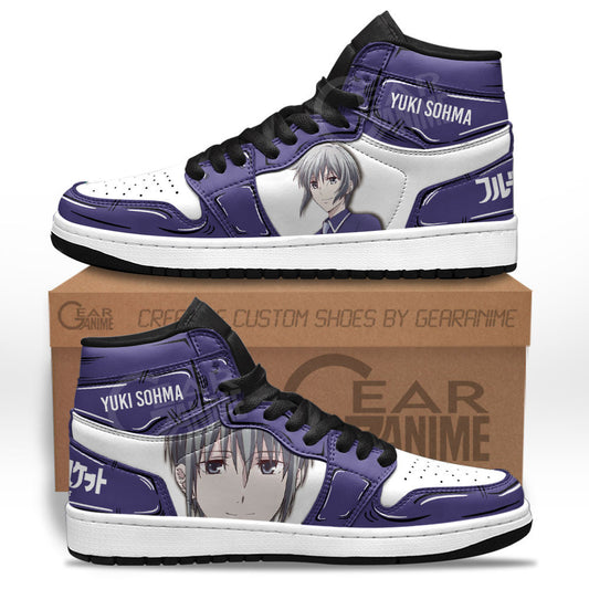 Yuki Sohma Sneakers Fruits Basket Custom Anime Shoes For OtakuGear Anime