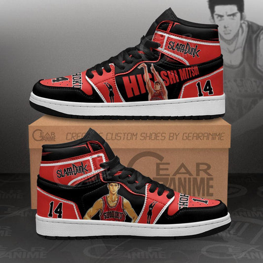 Hisashi Mitsui Sneakers Custom Anime Slam Dunk Shoes - 1 - GearAnime