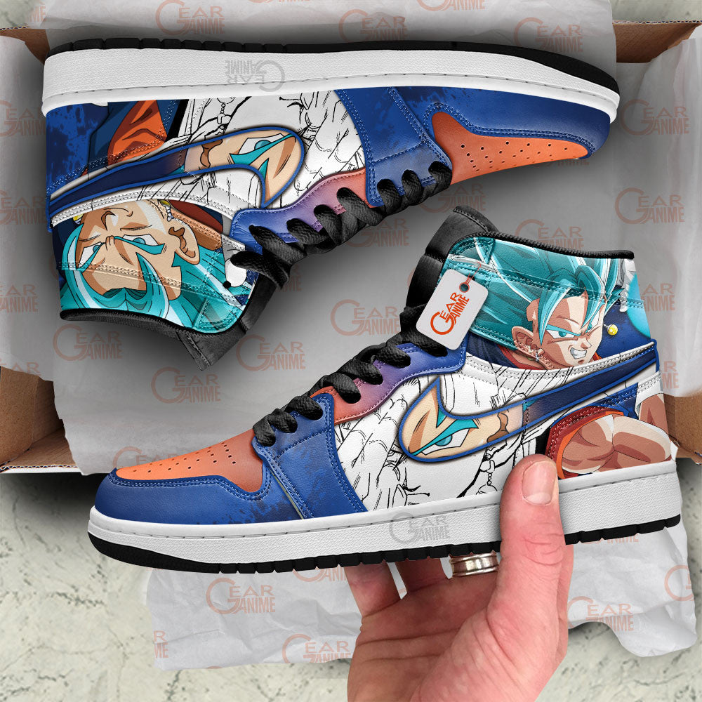 Vegito Shoes DB Anime Custom Sneakers MN2102 Gear Anime