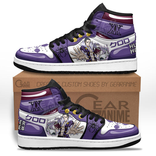 Chrollo Lucilfer Sneakers Custom Hunter X Hunter Anime Shoes For OtakuGear Anime