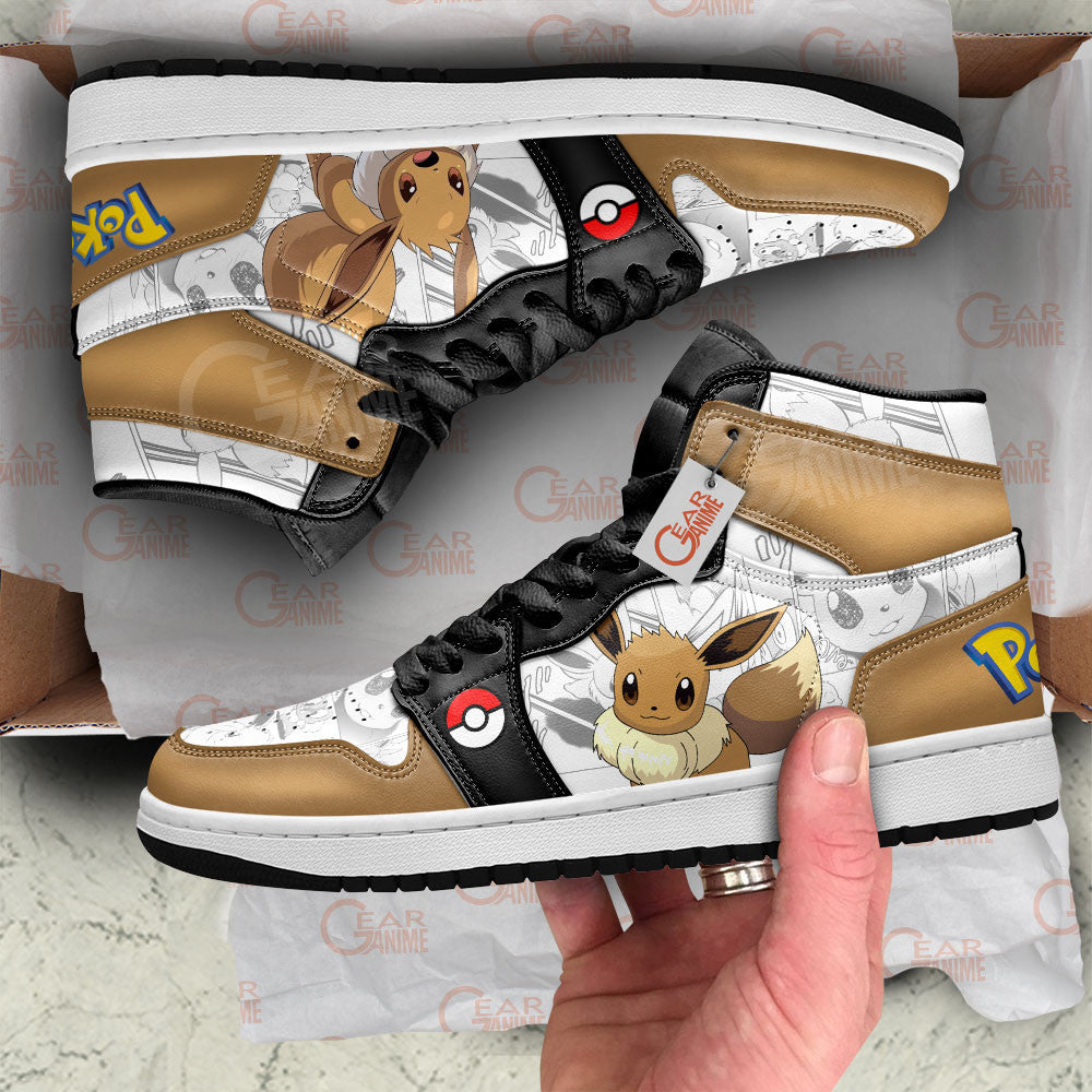 Pokemon Eevee Custom Manga Anime Shoes MV0123 Gear Anime