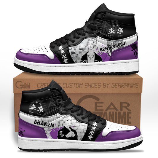 Draken Sneakers Tokyo Revengers Custom Manga Anime ShoesGear Anime