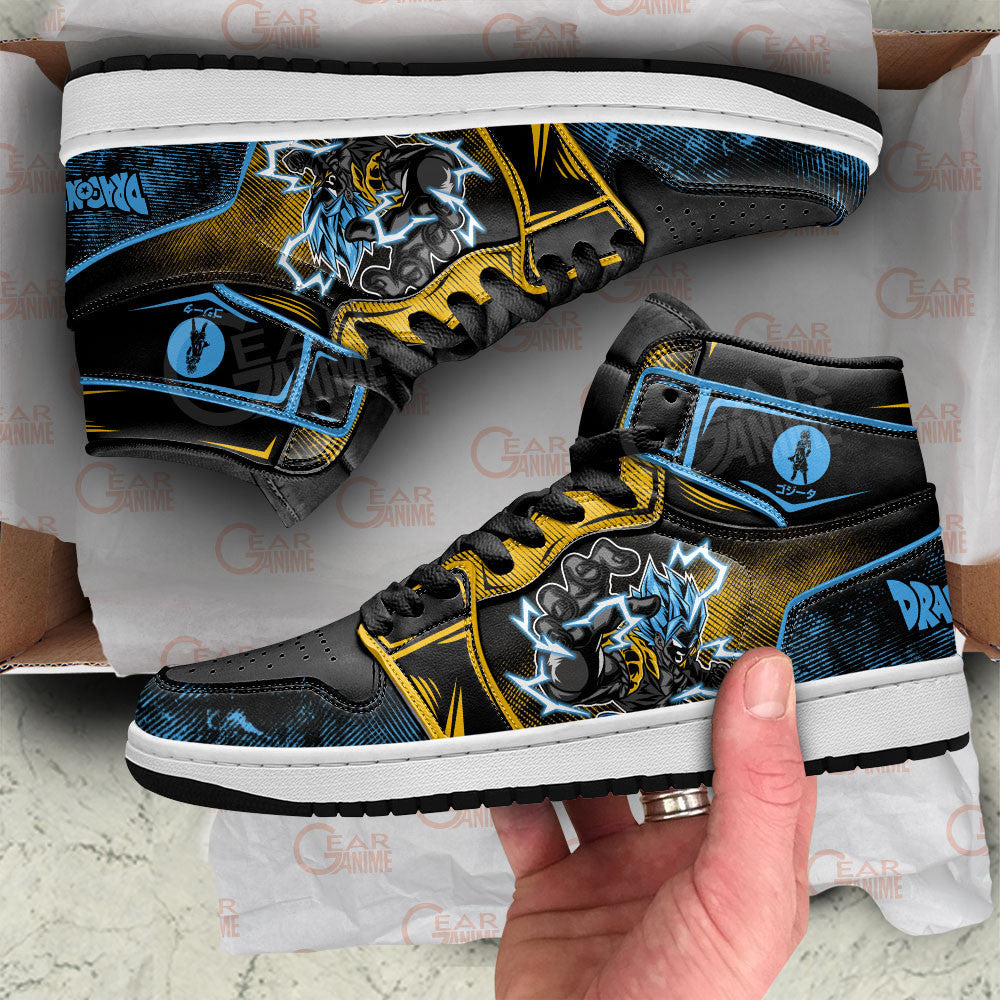 Gogeta Sneakers Custom Dragon Ball Anime Shoes Style AmoledGear Anime