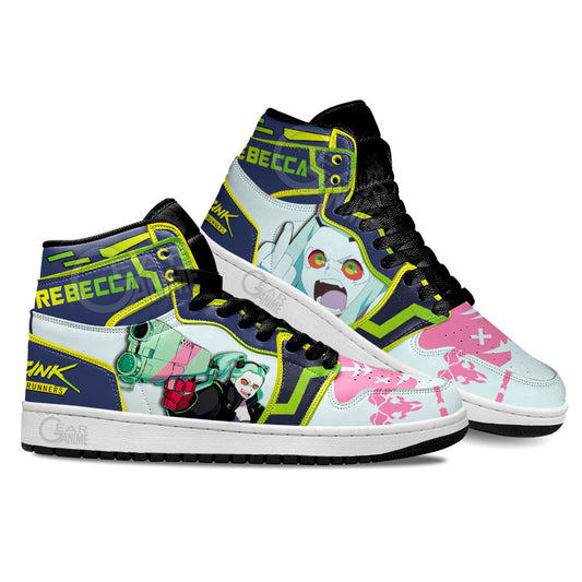 Cyberpunk Rebecca Shoes Custom For Anime Fans Gear Anime