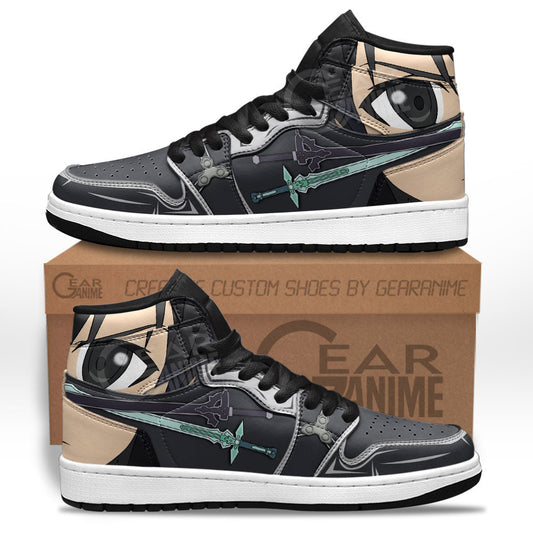 Kirito Sneakers Sword Art Online Custom Anime Shoes for OtakuGear Anime