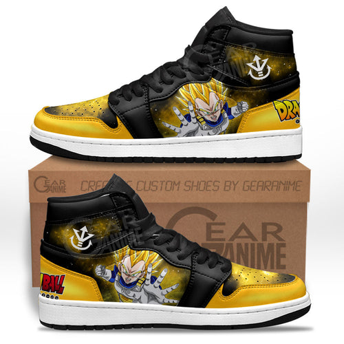 Vegeta Super Saiyan Sneakers Custom Dragon Ball Anime Shoes Mix GalaxyGear Anime
