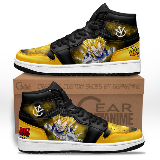 Vegeta Super Saiyan Sneakers Custom Dragon Ball Anime Shoes Mix GalaxyGear Anime