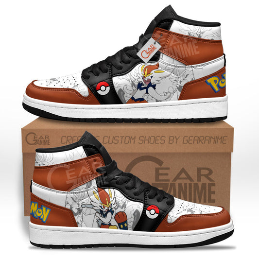 Pokemon Cinderace Custom Manga Anime Shoes MV0123 Gear Anime