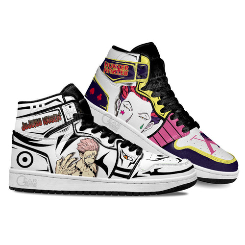 Hisoka and Sukuna Anime Custom Shoes Gear Anime