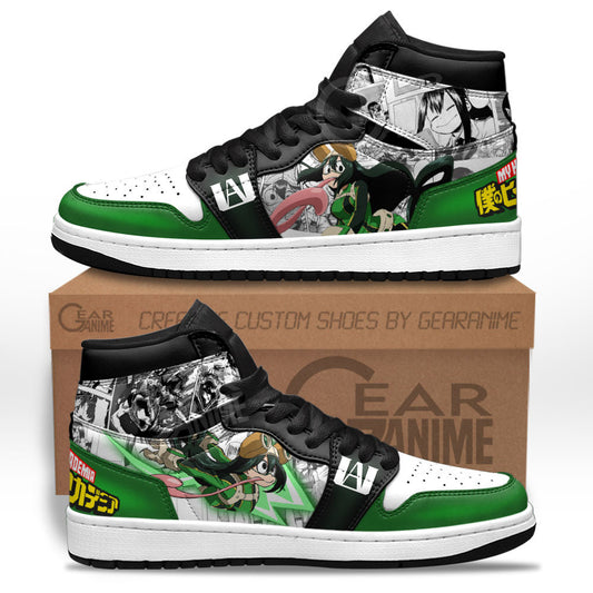 Froppy Sneakers My Hero Academia Custom Manga Anime Shoes Gear Anime