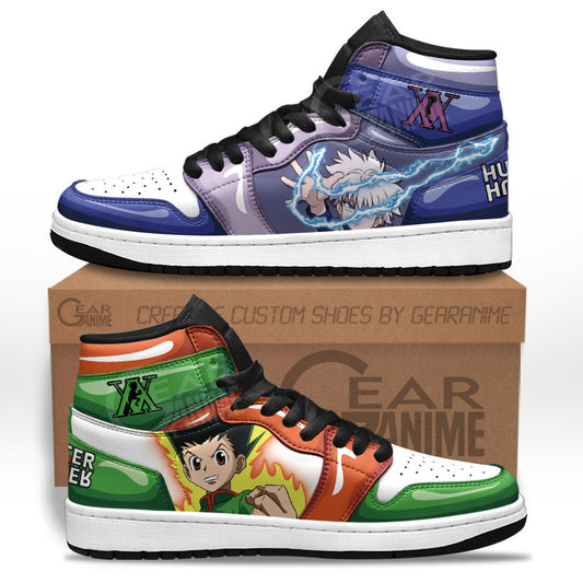Killua and Gon Freecss Sneakers Custom Hunter X Hunter Anime ShoesGear Anime