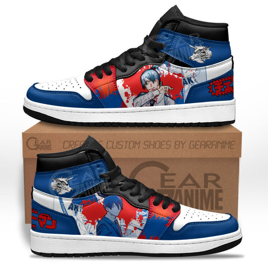 Aki Hayakawa Sneakers Chainsaw Man Custom Anime Shoes for OtakuGear Anime