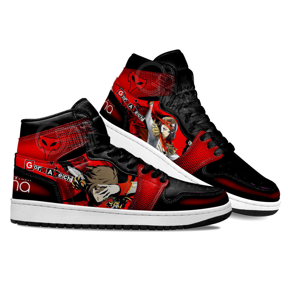 Persona Goro Akechi Anime Custom Shoes Gear Anime