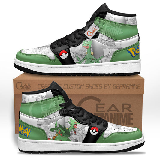 Pokemon Sceptile Custom Manga Anime Shoes MV0123 Gear Anime