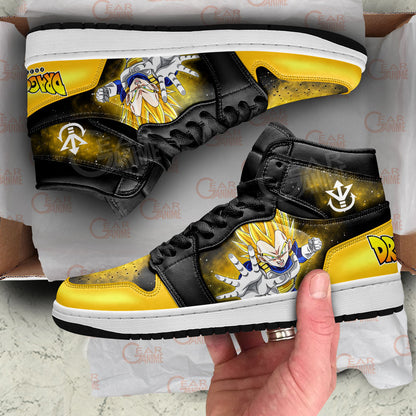 Vegeta Super Saiyan J1 Sneakers - Custom Anime Design