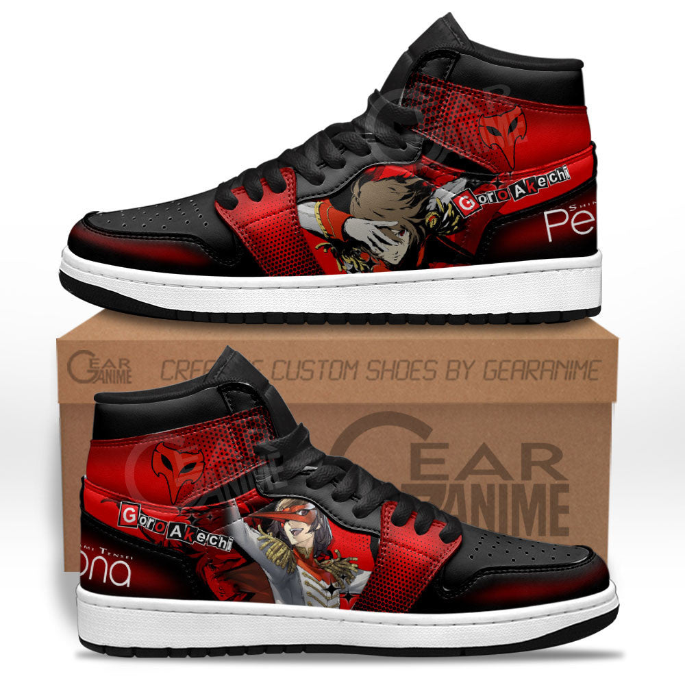 Persona Goro Akechi Anime Custom Shoes Gear Anime