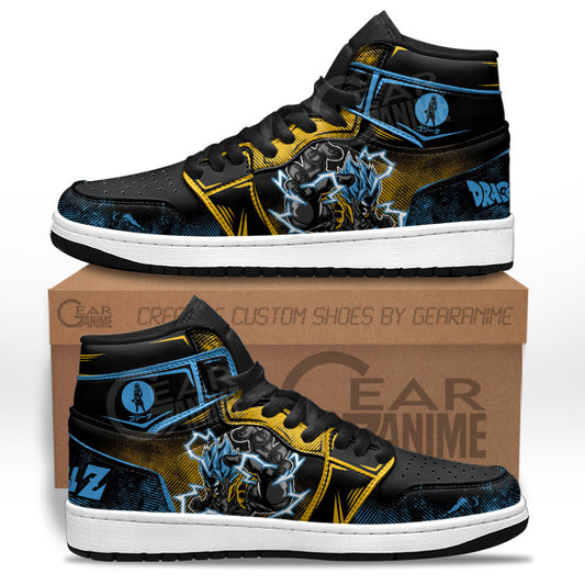 Gogeta Sneakers Custom Dragon Ball Anime Shoes Style AmoledGear Anime