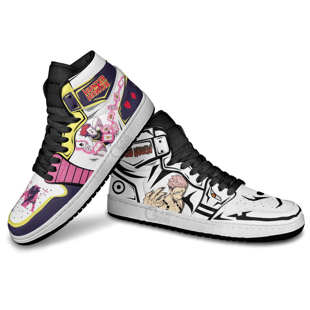 Hisoka and Sukuna J1s Sneakers Anime Custom