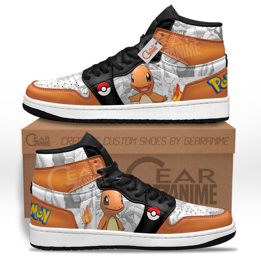 Pokemon Charmander Custom Manga Anime Shoes MV0123 Gear Anime