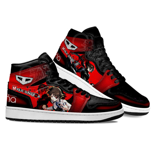 Persona Makoto Nijima Anime Custom Shoes Gear Anime