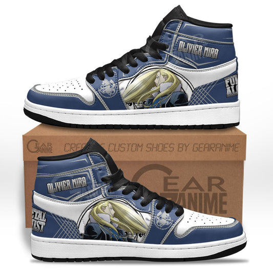 Olivier Mira Armstrong Sneakers Custom Fullmetal Alchemist Anime ShoesGear Anime
