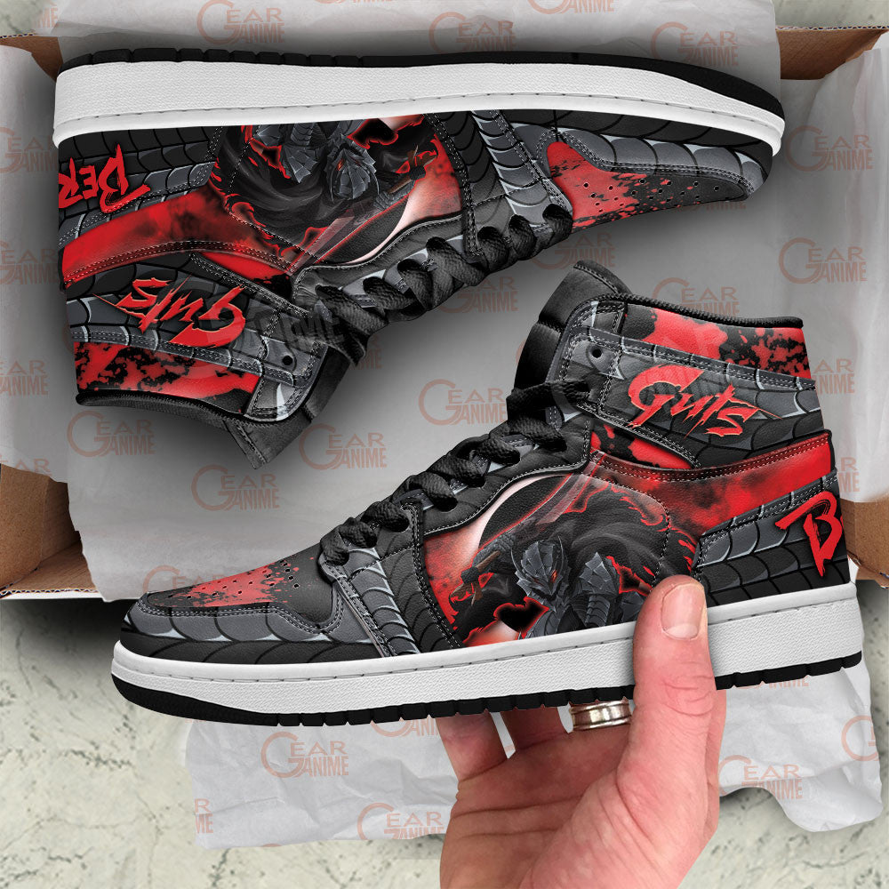 Berserker Armor J1s Sneakers Anime Custom