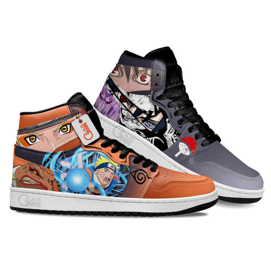 Nrt Uzumaki and Sasuke Uchiha Anime Shoes Custom Sneakers MN2102 Gear Anime