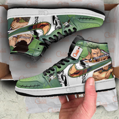 Roronoa Zoro Anime Shoes Custom Sneakers MN2102 Gear Anime
