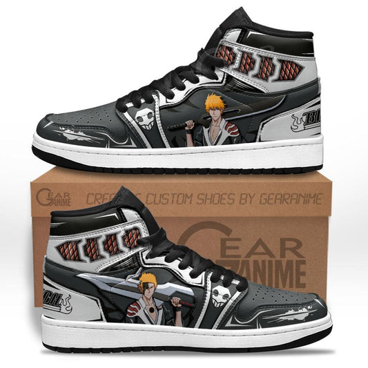 Ichigo True Shikai And Bankai Sneakers Custom Anime Bleach Shoes - 1 - GearAnime