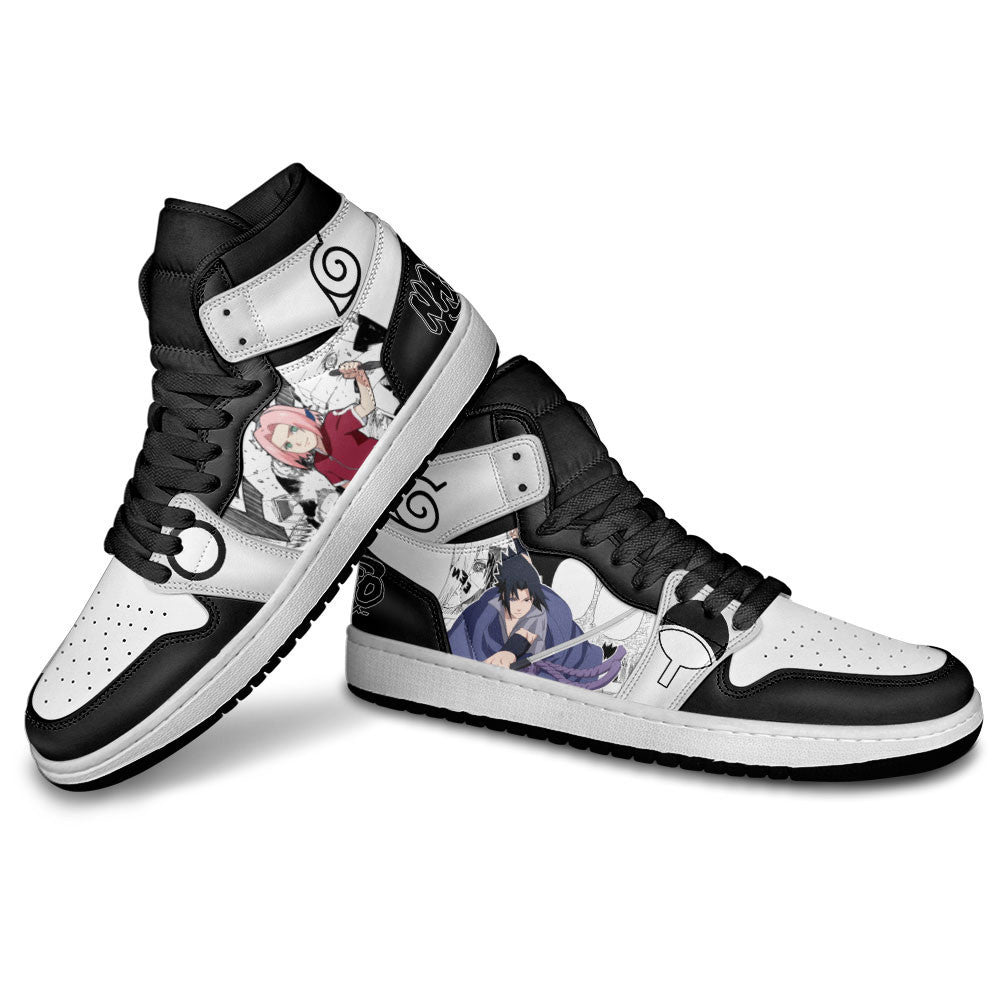 Sakura and Sasuke J1s Sneakers Anime Custom