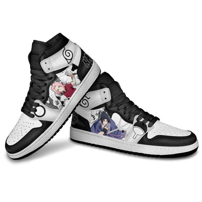 Sakura and Sasuke J1s Sneakers Anime Custom