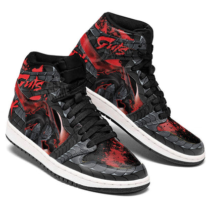 Guts The Berserker Armor Sneakers Berserk Custom Anime Shoes for OtakuGear Anime