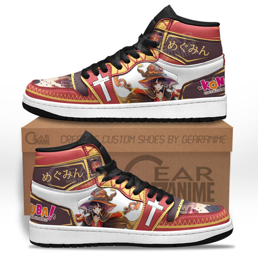Megumin Sneakers Custom Konosuba Anime Shoes for OtakuGear Anime