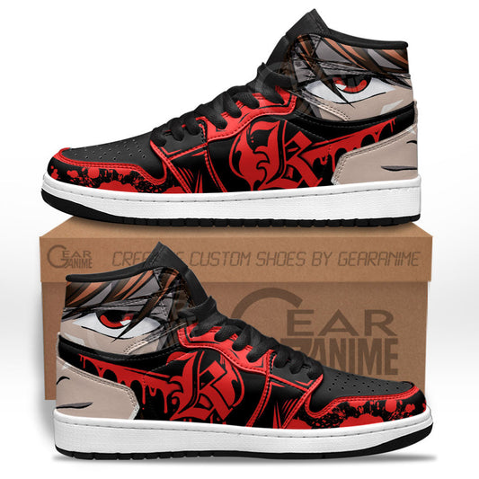 Light Yagami Sneakers Death Note Custom Anime Shoes for OtakuGear Anime