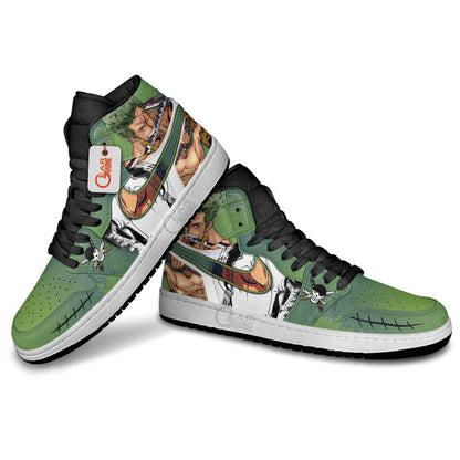 Roronoa Zoro J1 Sneakers - Custom Anime Design