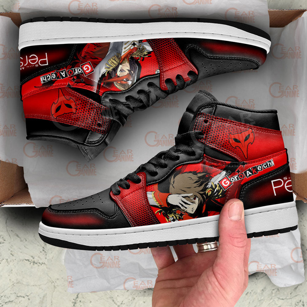 Persona Goro Akechi Anime Custom Shoes Gear Anime