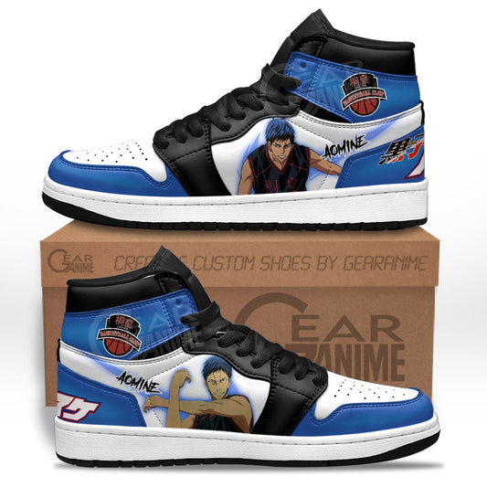 Daiki Aomine Sneakers Kuroko's Basketball Custom Anime ShoesGear Anime