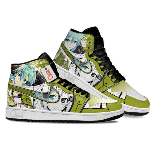 Sinon Sneakers Custom SAO Anime Shoes MN0504 Gear Anime