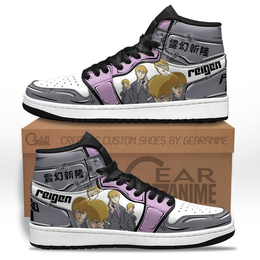 Arataka Reigen Sneakers Mob Psycho 100 Custom Anime Shoes for OtakuGear Anime