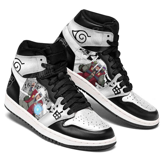 Jiraiya Sneakers Custom Anime Shoes Mix MangaGear Anime