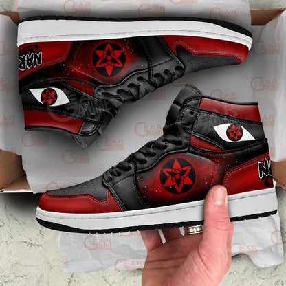Sasuke Eternal Mangekyo Sharingan J1s Sneakers Anime Custom