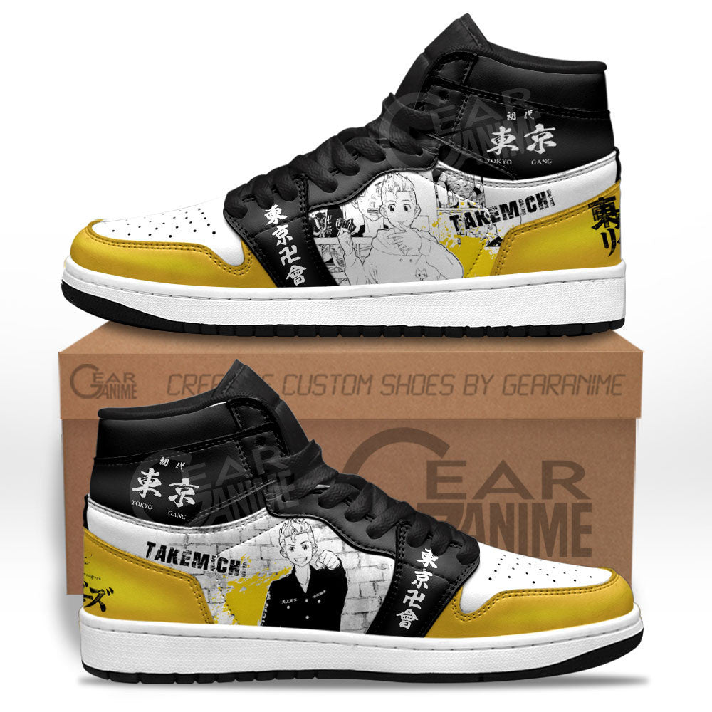 Takemichi Hanagaki Sneakers Tokyo Revengers Custom Manga Anime ShoesGear Anime