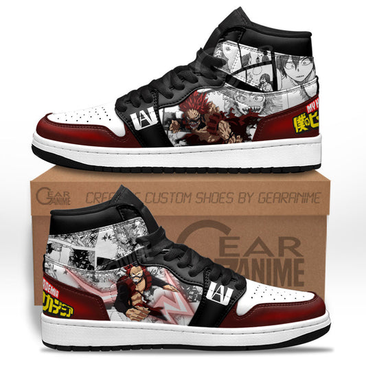 Red Riot Sneakers My Hero Academia Custom Anime Shoes Mix Manga Gear Anime