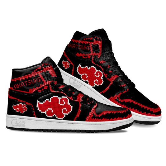 Akatsuki 8 Bit Shoes Custom For Anime Fans MN1609 Gear Anime