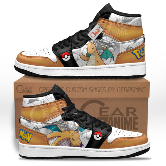 Pokemon Dragonite Custom Manga Anime Shoes MV0123 Gear Anime