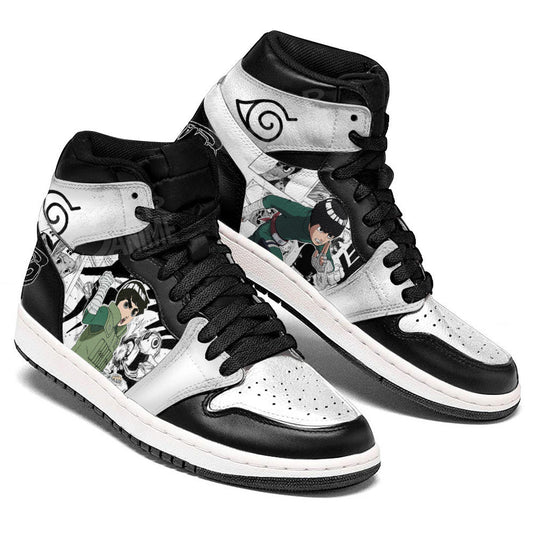 Rock Lee Sneakers Custom Anime Shoes Mix MangaGear Anime