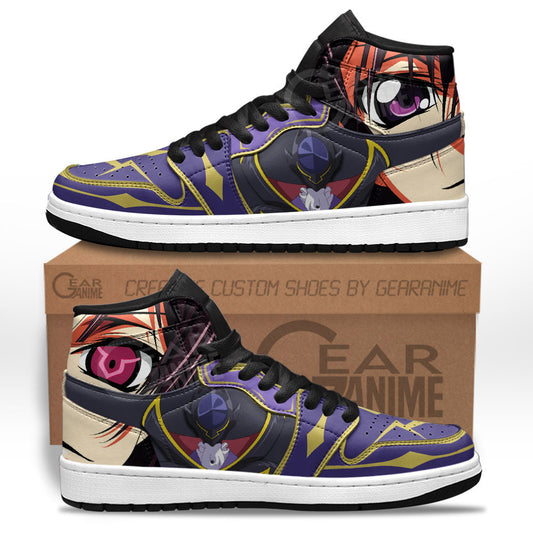 Lelouch Lamperouge Sneakers Code Geass Custom Anime Shoes for OtakuGear Anime