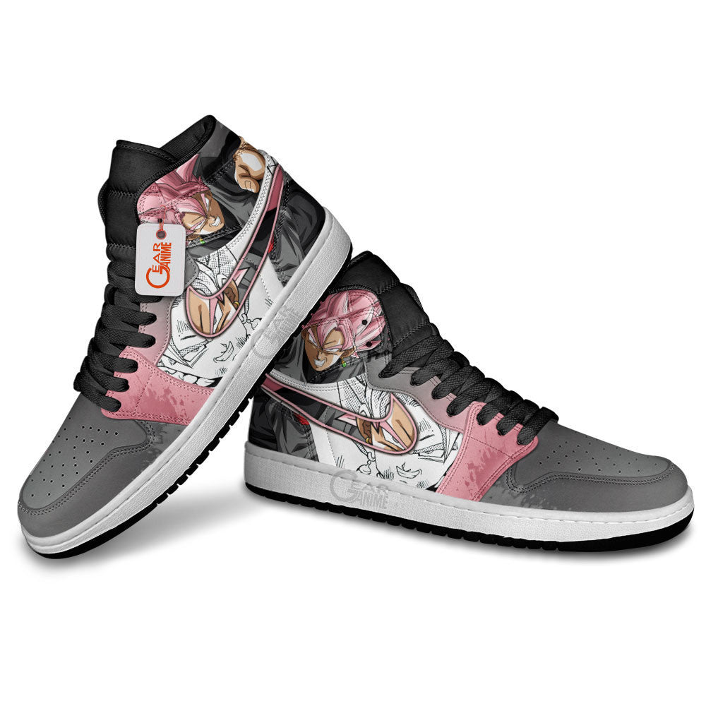 Goku Black Rose J1 Sneakers - Custom Anime Design